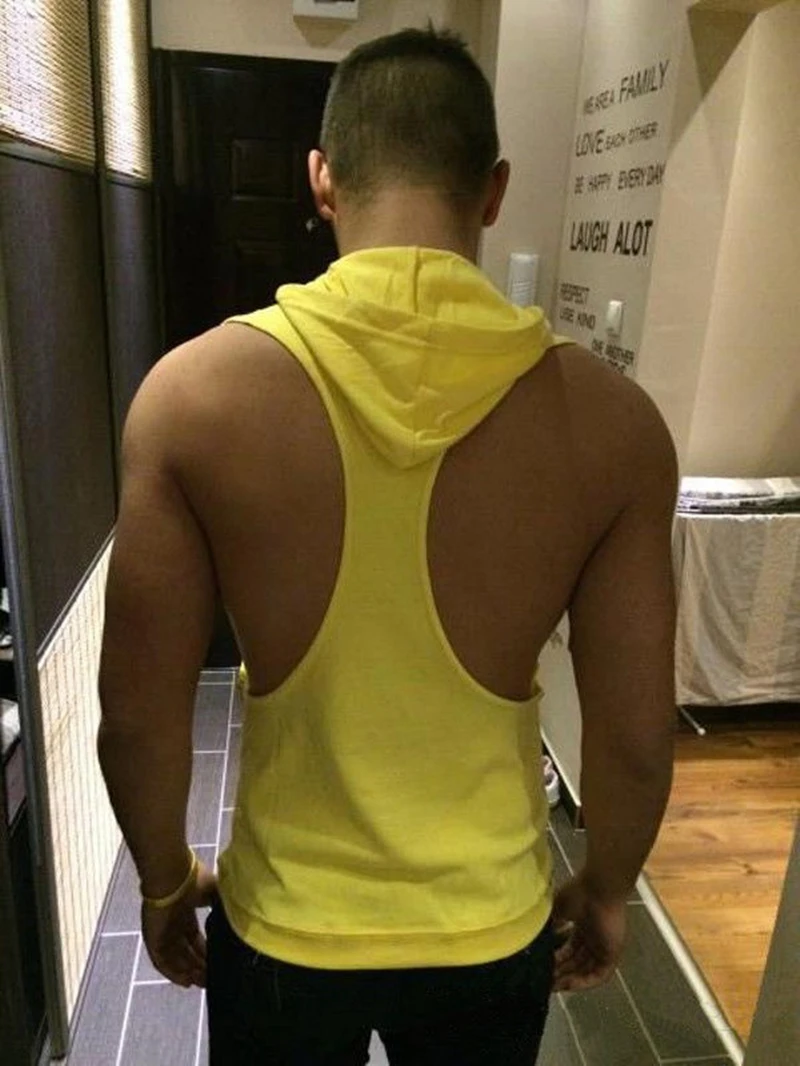 Men Bodybuilding Cotton Skulls Tank Top Gyms Fitness Hooded Vest Sleeveless Shirt Summer Casual Fashion Workout Brand Clothing