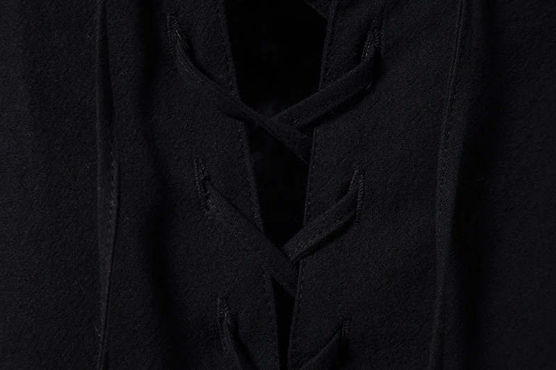 King Billion Men's Shirts Casual Men Cotton Linen Long Sleeve T-shirt Spring Autumn Vintage Shirt US Size Drawstring Neck