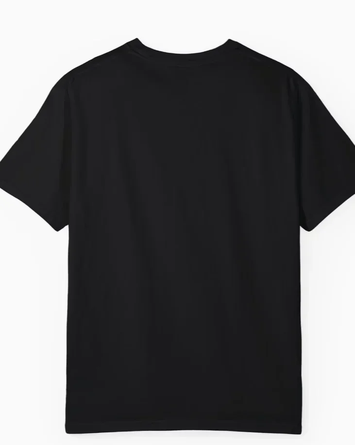 New Trendy Men's Fashion T-shirt, Black T-shirt Comfortable Summer T-shirt, Pure Cotton Short Sleeved T-shirt 2026