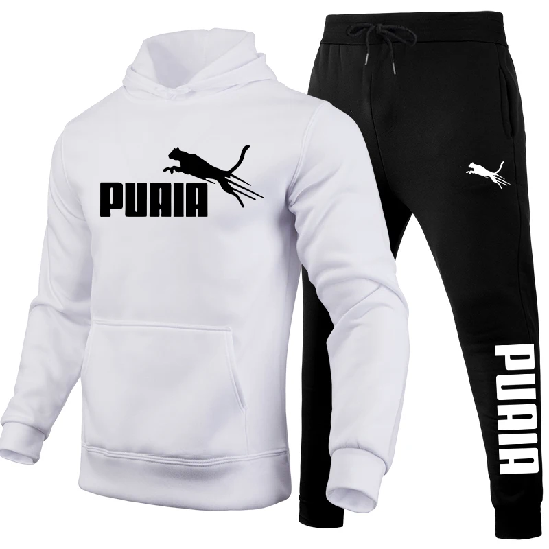 Men's Set/Hoodie/Pants Autumn Winter Daily Casual Sports Jogging Suit Home Outdoor Comfort Warm Hooded Sweatshirt and Sweatpants