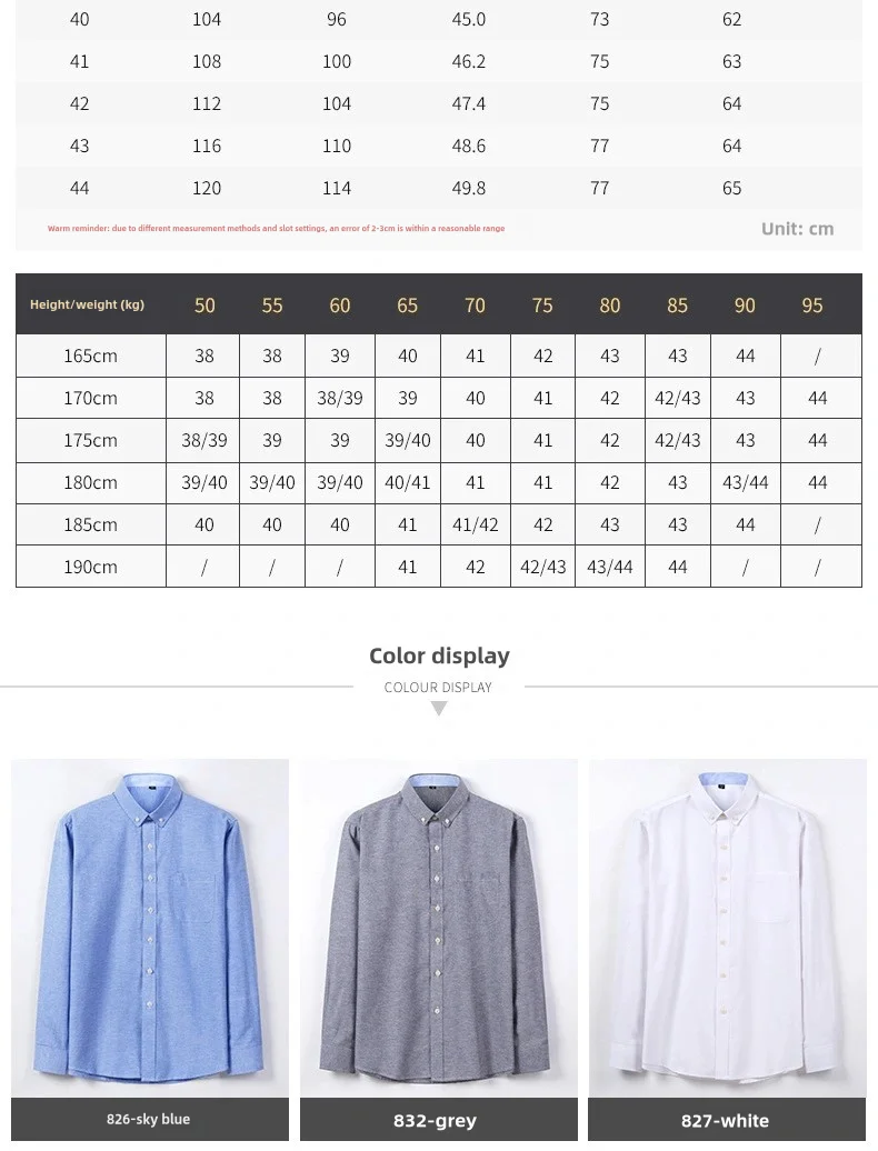 Men's Long Sleeve Shirt Spring Summer Autumn Winter Oxford Woven Slim Free Ironing Comfortable Soft Casual Fashion Simple Work