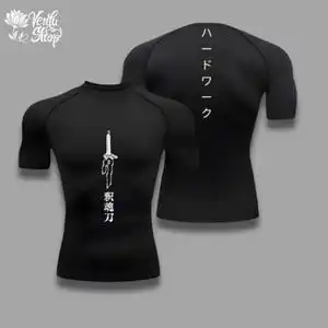 Toji Compression Shirt Sportswear Gymwear Gym Jujutsu Kaisen Compressions Anime Fushiguro Clothing Zenin Muscles