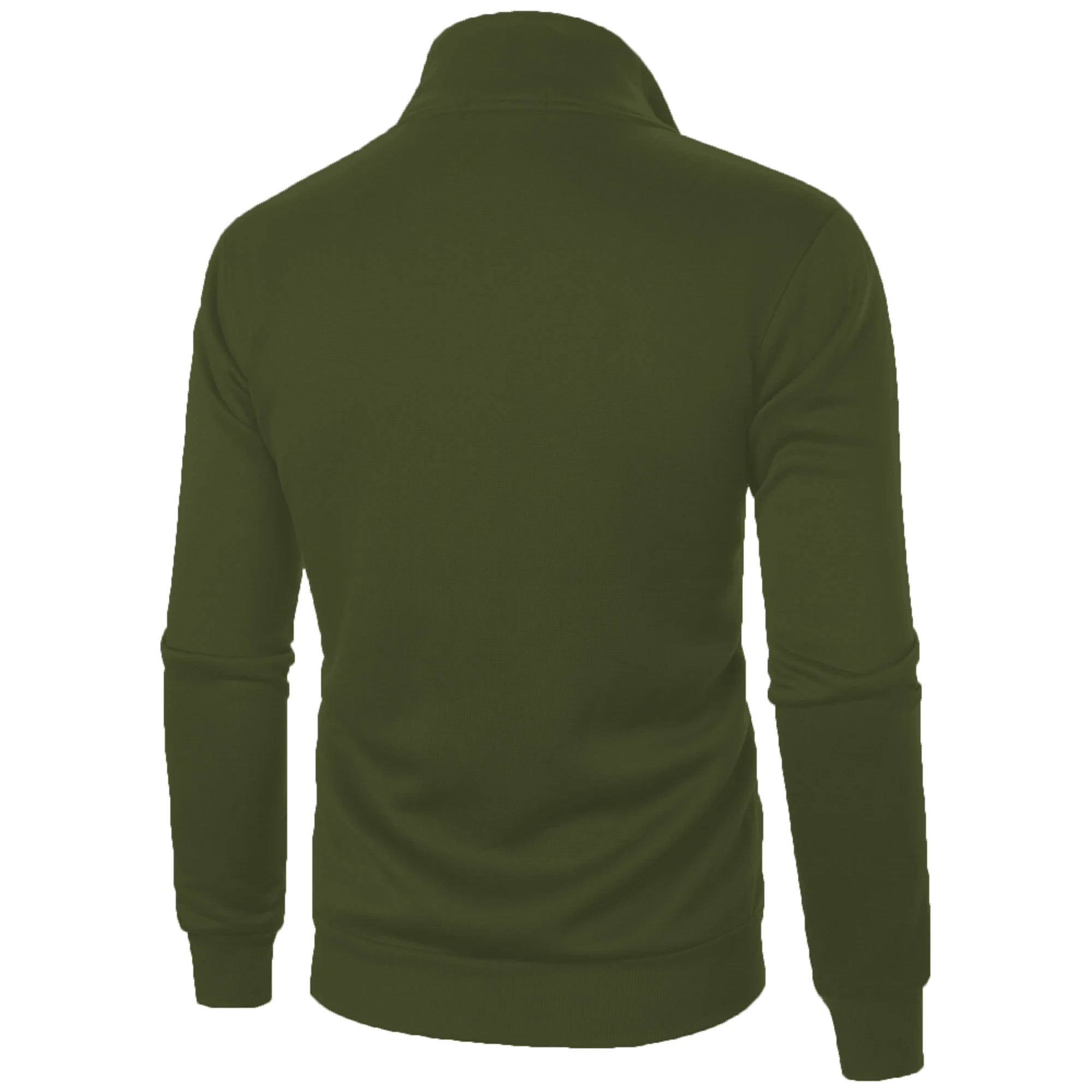 Men's casual sports zipper stand up collar jacket, men's solid color top