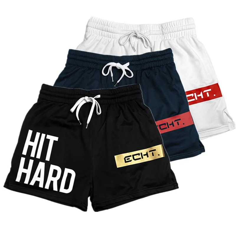 2024 Summer New Men Shorts Casual Sports Shorts Fitness Exercise Beach Shorts Breathable Mesh Shorts Jogger Men's Brand Shorts