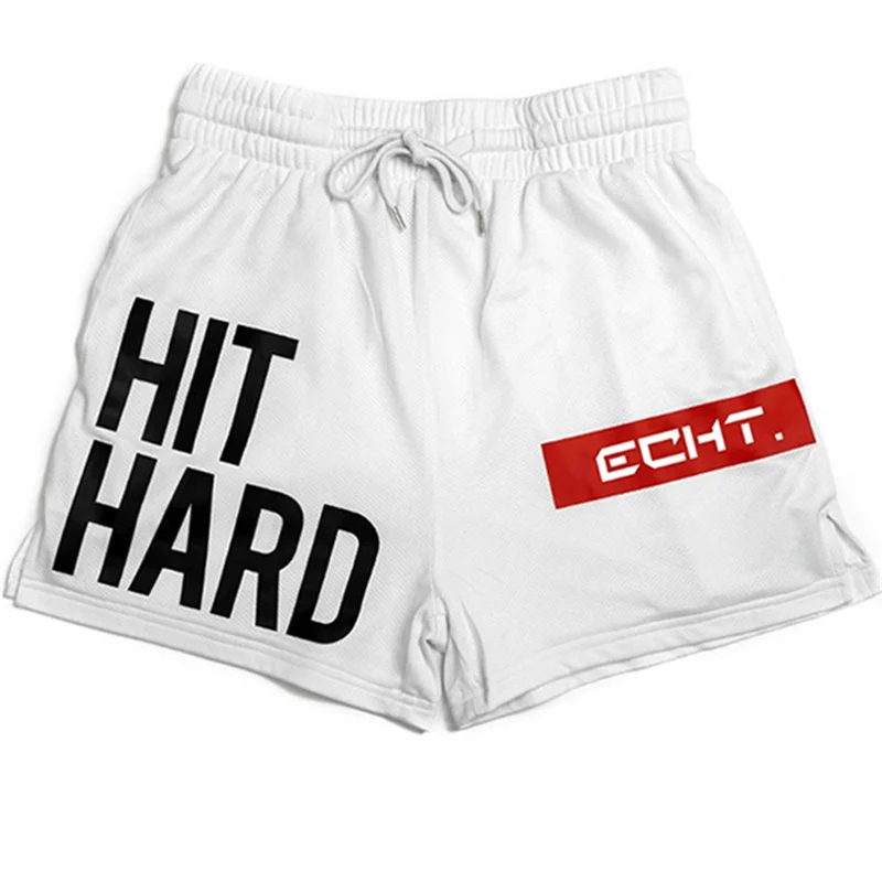 2024 Summer New Men Shorts Casual Sports Shorts Fitness Exercise Beach Shorts Breathable Mesh Shorts Jogger Men's Brand Shorts