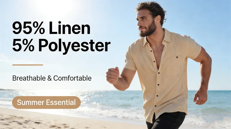 Men's Linen Blend Short Sleeve Button Down Shirt Casual Beach Top with Chest Pocket Breathable Lightweight Summer Shirts for Men