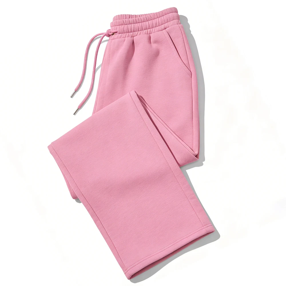 Mens Sweatpants Straight Fit Joggers for Sports and Streetwear Loose Oversized Casual Pant Drawstring Multi-pocket Men Long Pant