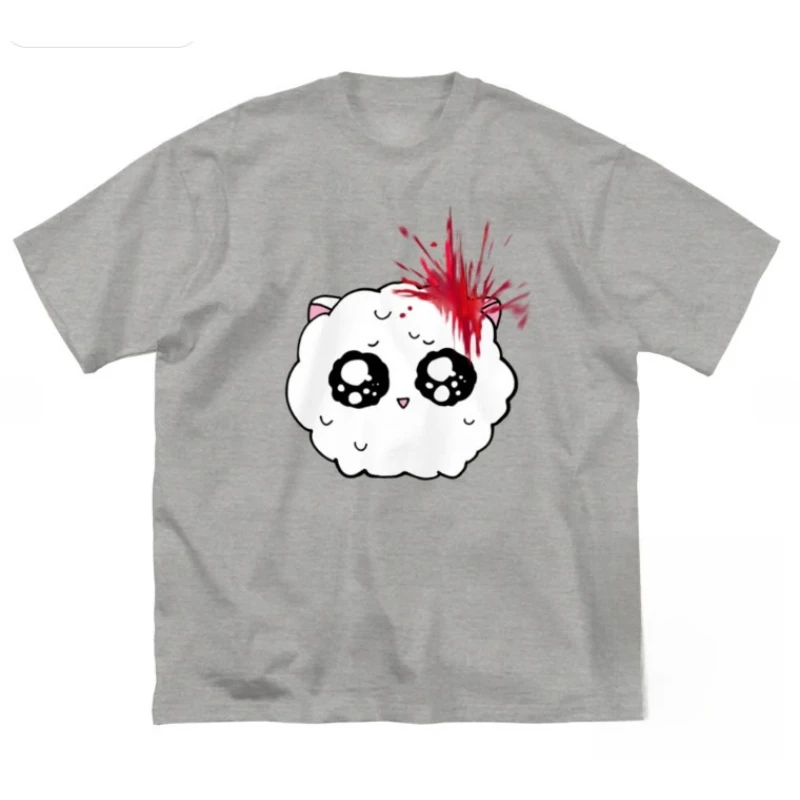 Fashionable men's pattern printed T-shirt, 100% cotton loose short-sleeved high-quality casual T-shirt