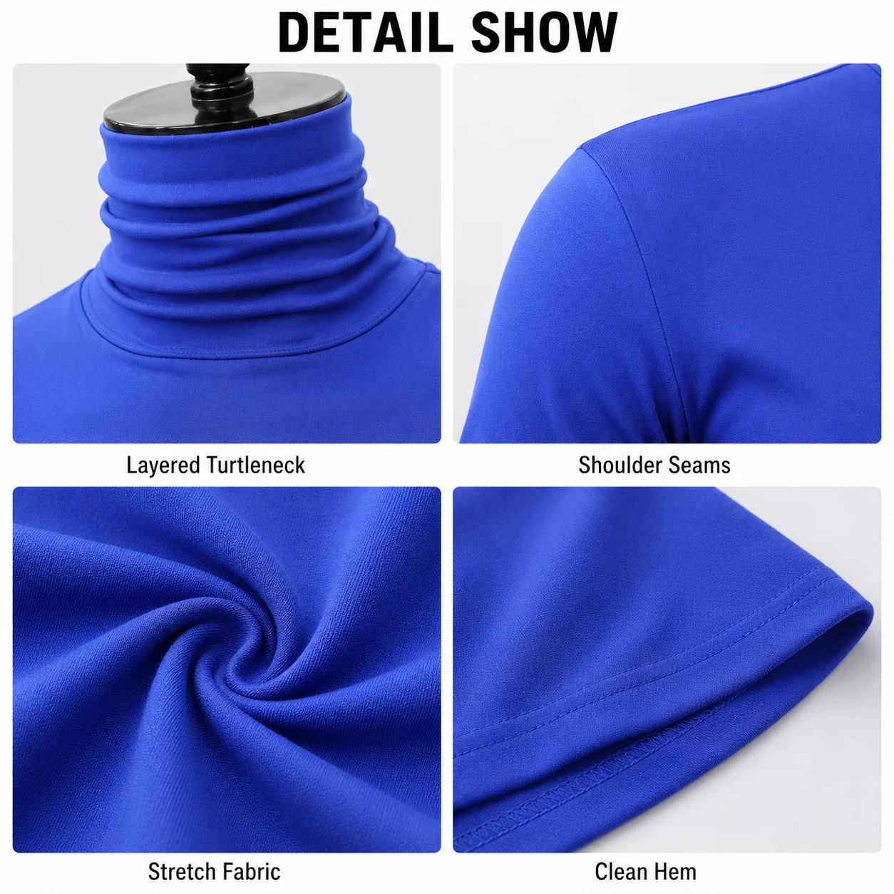 Autumn Winter Mens Turtleneck Sweaters Casual Thermal Long Sleeve Slim Fit Pullovers Stretch Basic Tops Sweatshirt Jumper TShirt