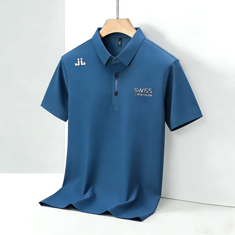 2026 New Men's Regular Fit Short Sleeve Polo Shirt Soft Comfortable Fabric Casual Sport Summer Fashion Top Tee