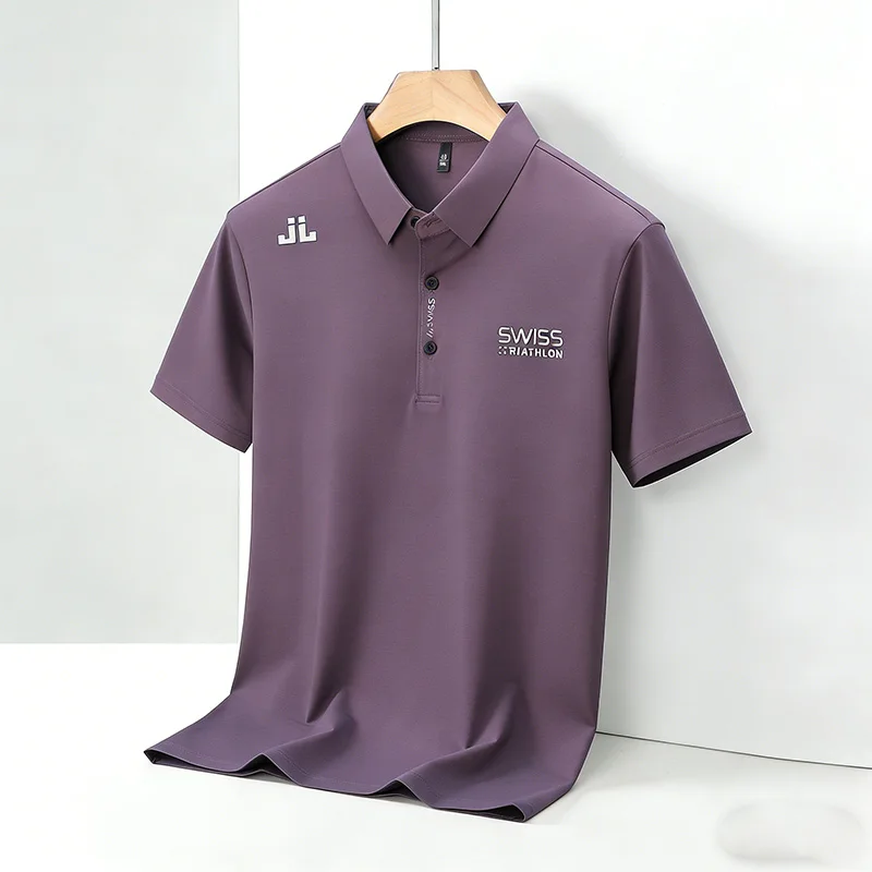 2026 New Men's Regular Fit Short Sleeve Polo Shirt Soft Comfortable Fabric Casual Sport Summer Fashion Top Tee
