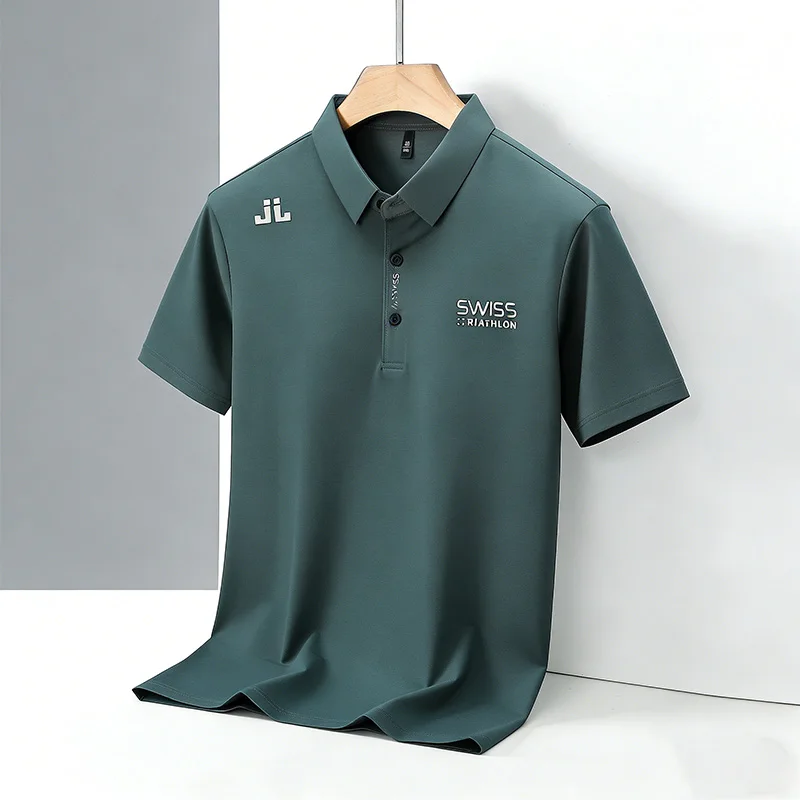2026 New Men's Regular Fit Short Sleeve Polo Shirt Soft Comfortable Fabric Casual Sport Summer Fashion Top Tee