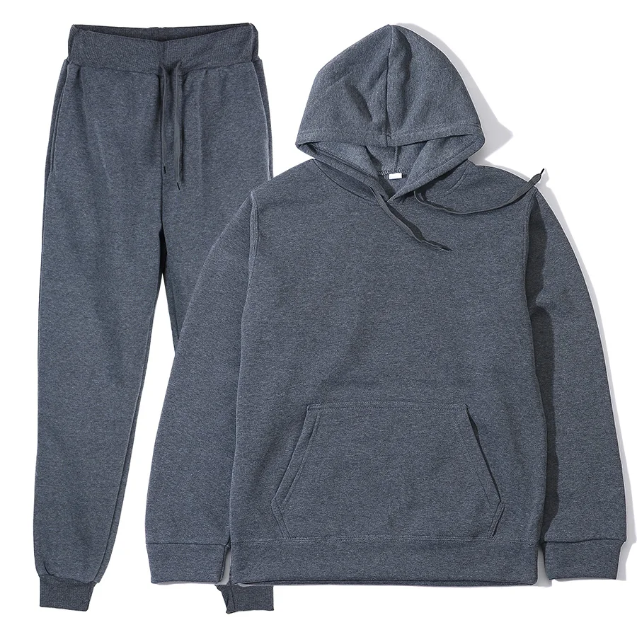 Men's Sports Suits Fashion Tracksuit Women Hoodies + Pants Two Pieces Sets Running Casual Sweatshirts Sweatpants Men's Clothing