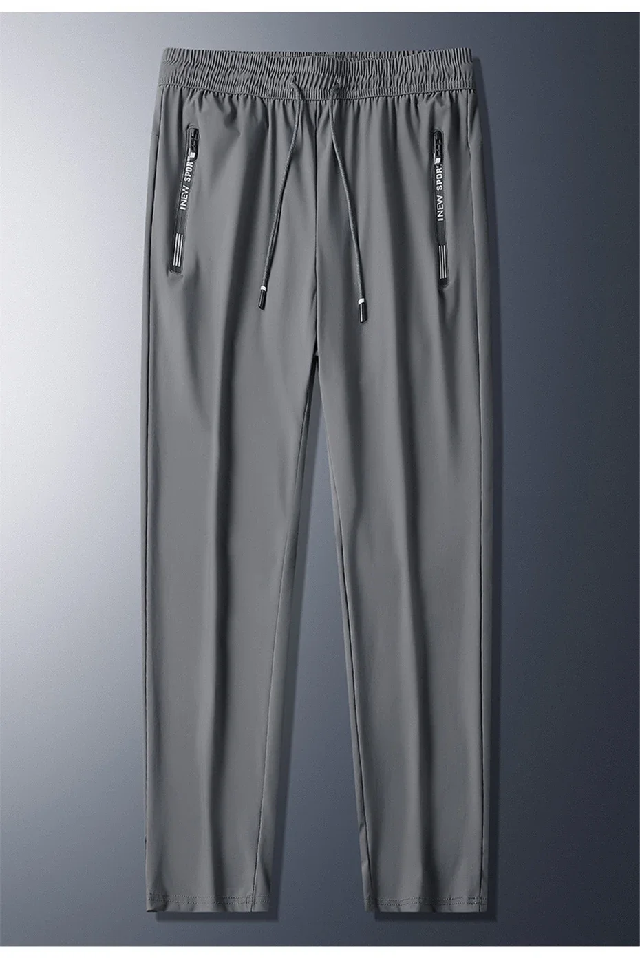 Summer Cool Pants Men 8XL Plus Szie Sweatpants Fashion Casual Stretch Pants Male Big Size 7XL 8XL Summer Trousers Black Grey
