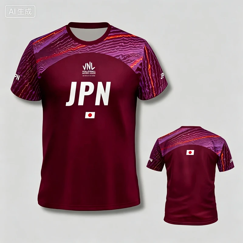2026 New Arrive Style Japan Blue Volleyball Jersey Man Women Sport T-Shirt Comfort Breathable Tee 3D Fashion Clothes-moto Y2k