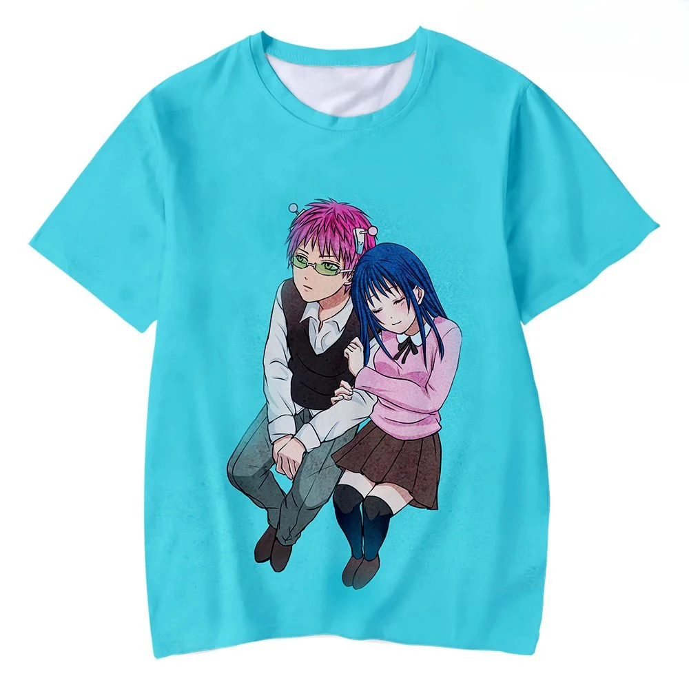 Saiki Kusuo No Sai Nan Men Printed T-shirt Miyagi Endgame Dorohedoro Backpack Young T Shirt Sakura Wars Cosplay Japan Anime Tees