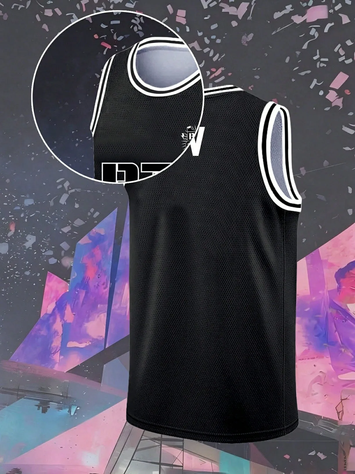 Fashion Men #92 Jersey Black Mesh Sleeveless Basketball Style Tank ARMY Fan Merch Casual Sport Streetwear Outfit