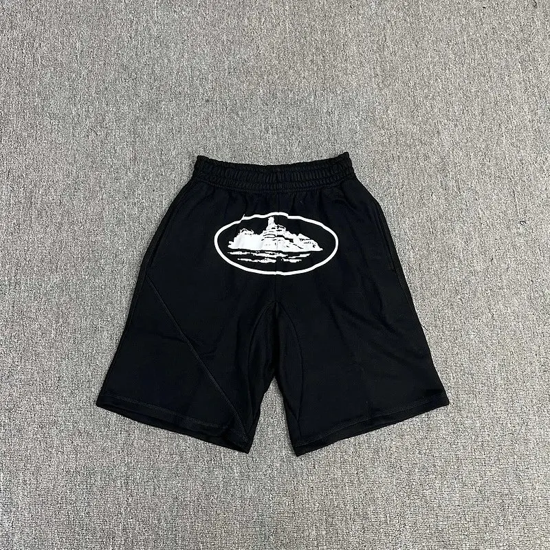 2026 Summer New Small Boat Print Breathable Loose Oversized Casual Harajuku Y2K Fashion Brand Sports Training Casual Shorts