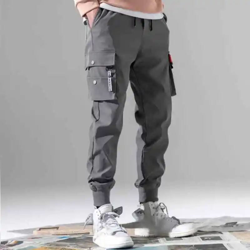 Fashion Multiple Models New Multi Pocket Drawstring Pants Men's Casual Cargo Pants Summer Outdoor Hip Hop Sweatpants Men Women