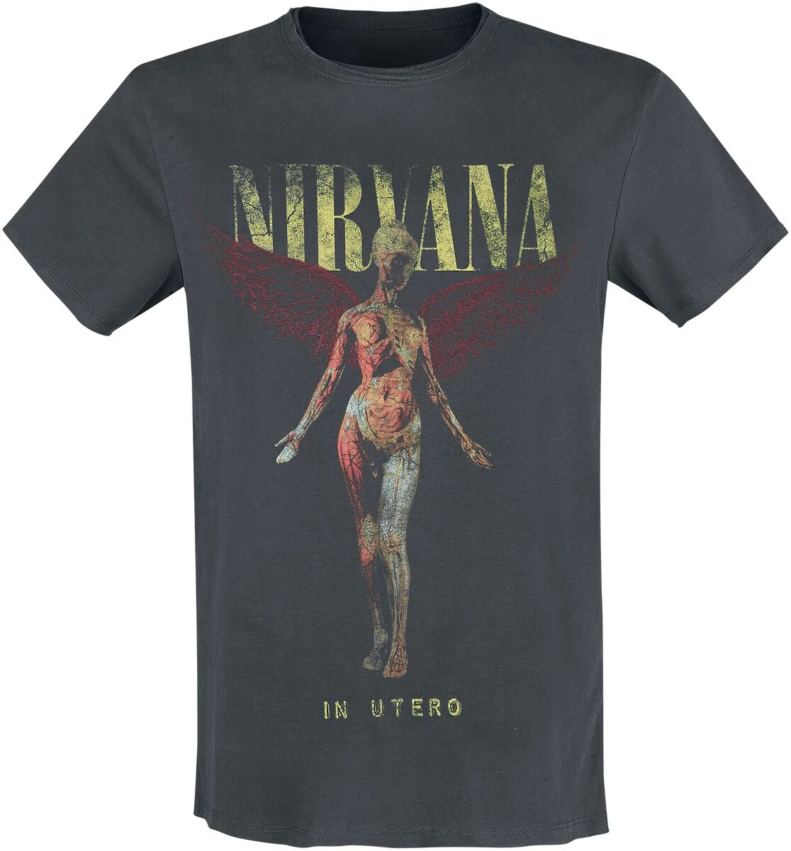 Nirvana T-Shirt Men Women Vintage Metal Rock Band Graphic Tee 100% Cotton Summer Streetwear Top