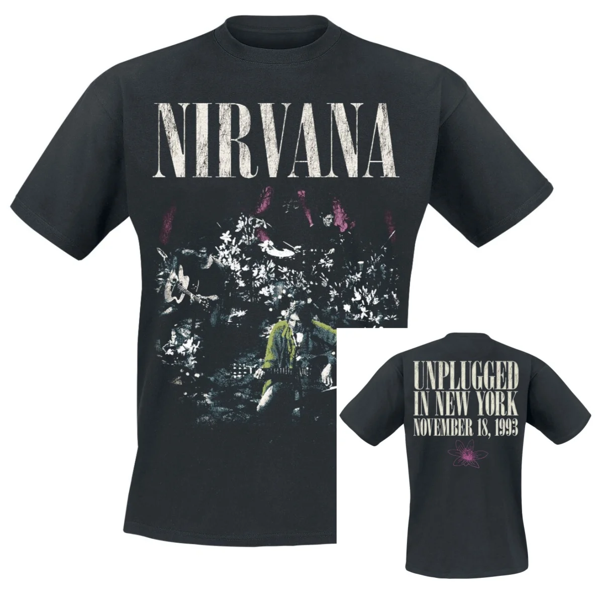 Nirvana T-Shirt Men Women Vintage Metal Rock Band Graphic Tee 100% Cotton Summer Streetwear Top