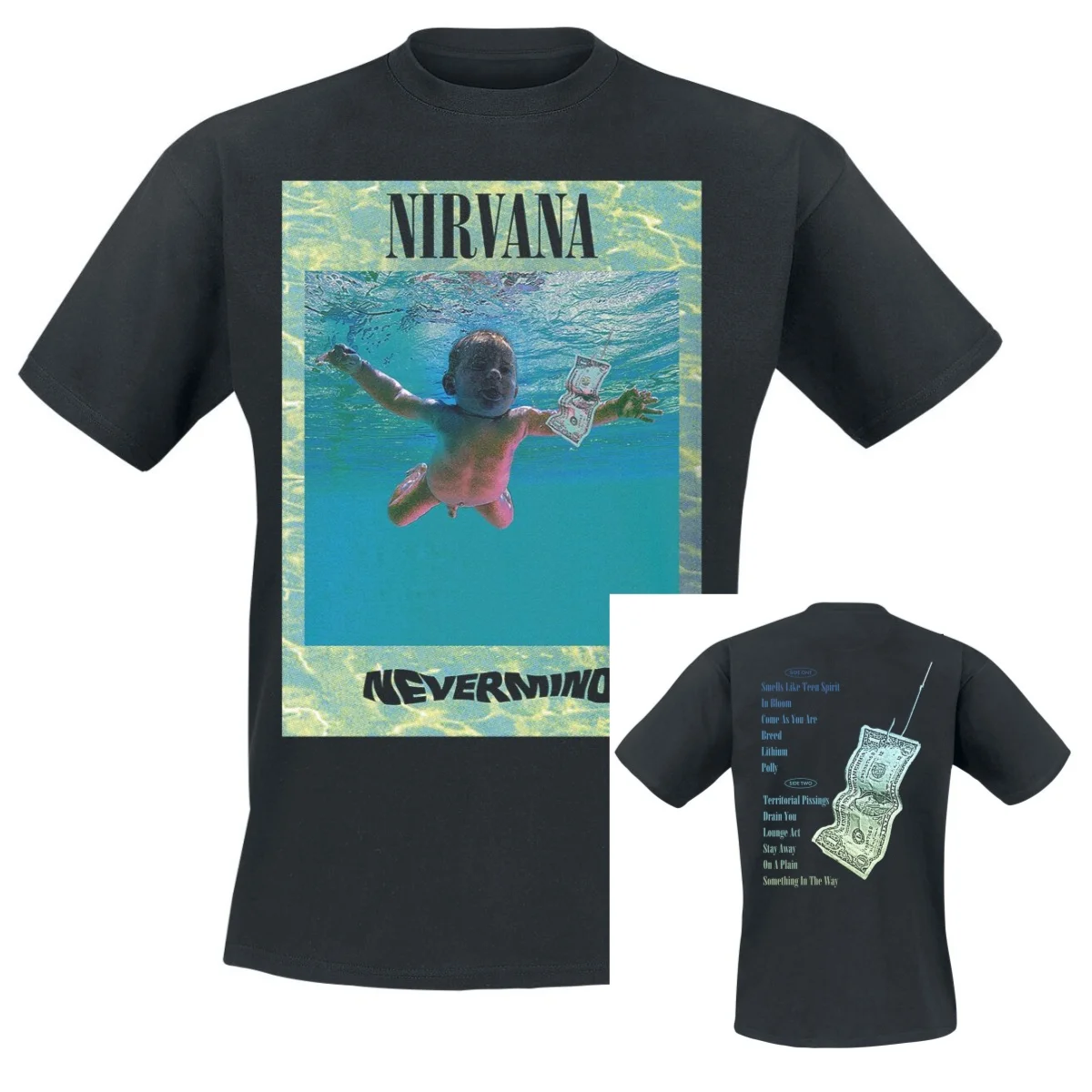 Nirvana T-Shirt Men Women Vintage Metal Rock Band Graphic Tee 100% Cotton Summer Streetwear Top