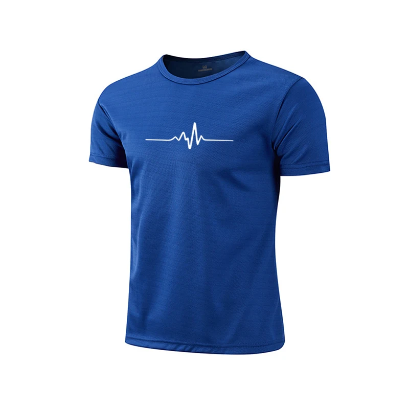 Daily 2026 Summer Men's Quick Dry Moisture Wicking Compression T-Shirt Soccer Jersey Running Jogging Athletic Gym Training Top