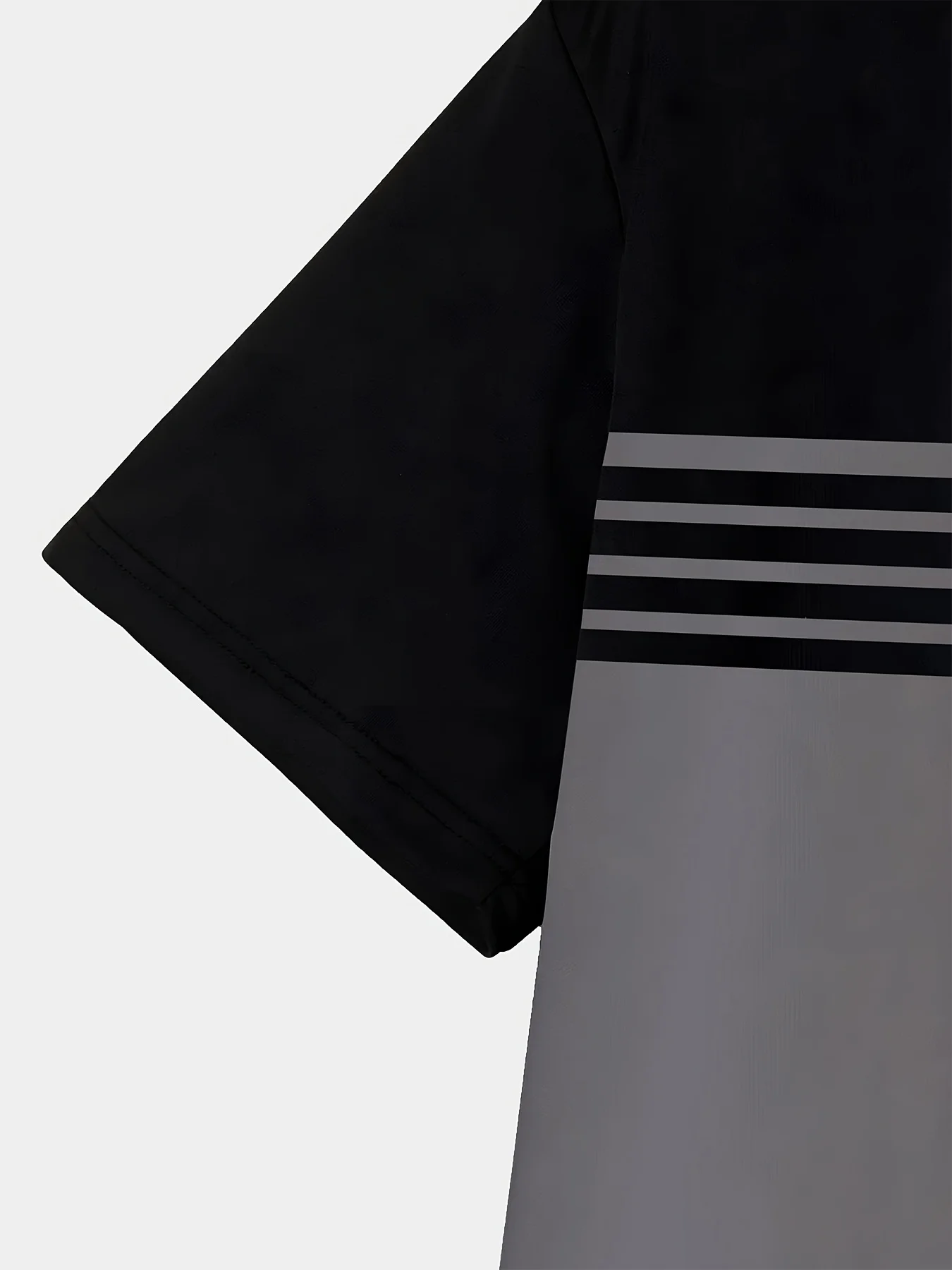 The 2025 Summer New Men's T-Shirt Features a Casual, Fashionable, Comfortable, Soft and Breathable 3D Striped Pattern Print