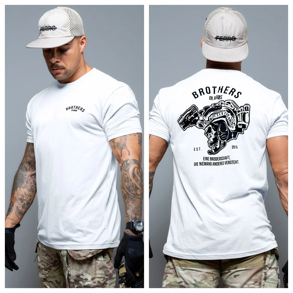 Brothers in Arms _ Breathable T-shirt - Suitable for Sports Wear Pure Cotton