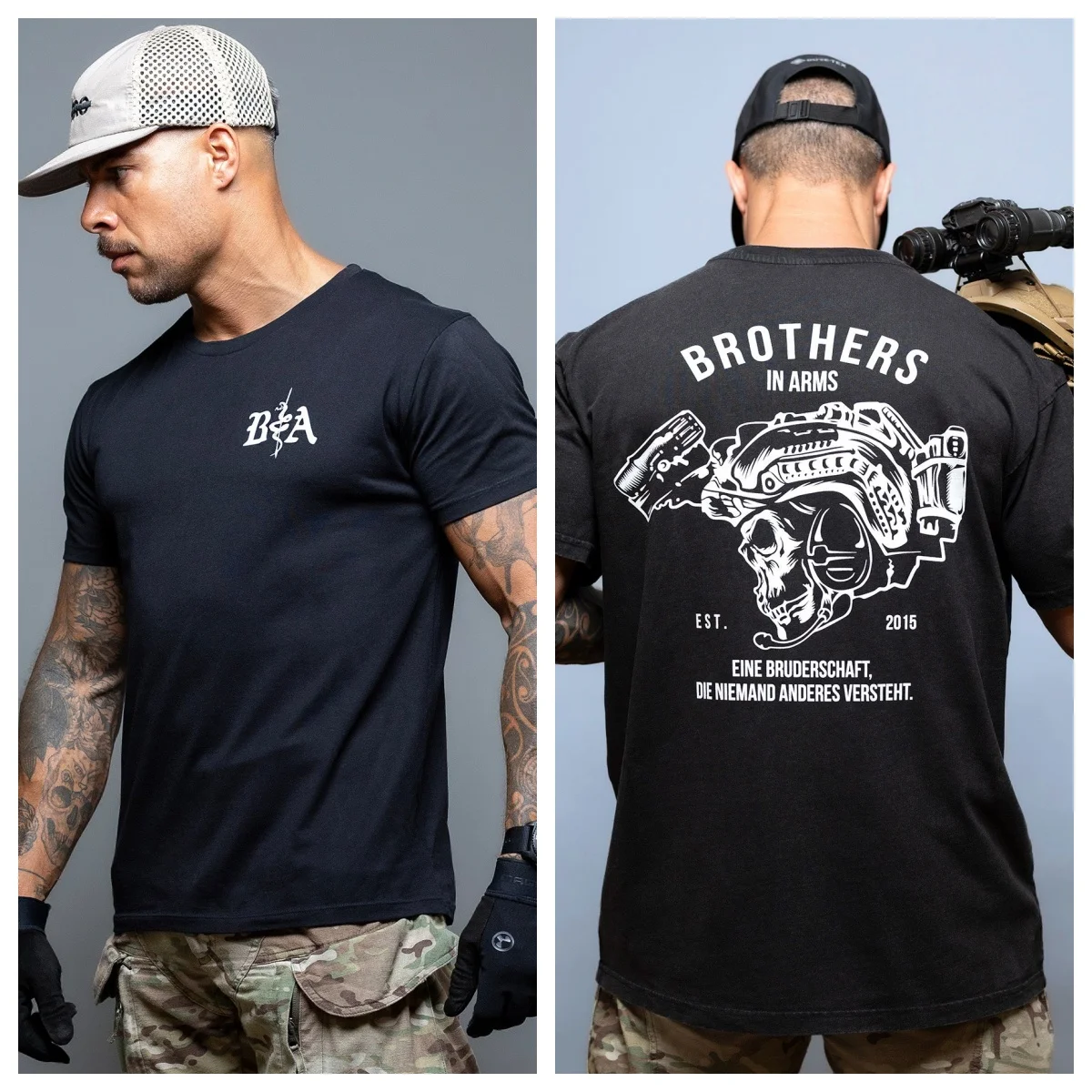 Brothers in Arms _ Breathable T-shirt - Suitable for Sports Wear Pure Cotton