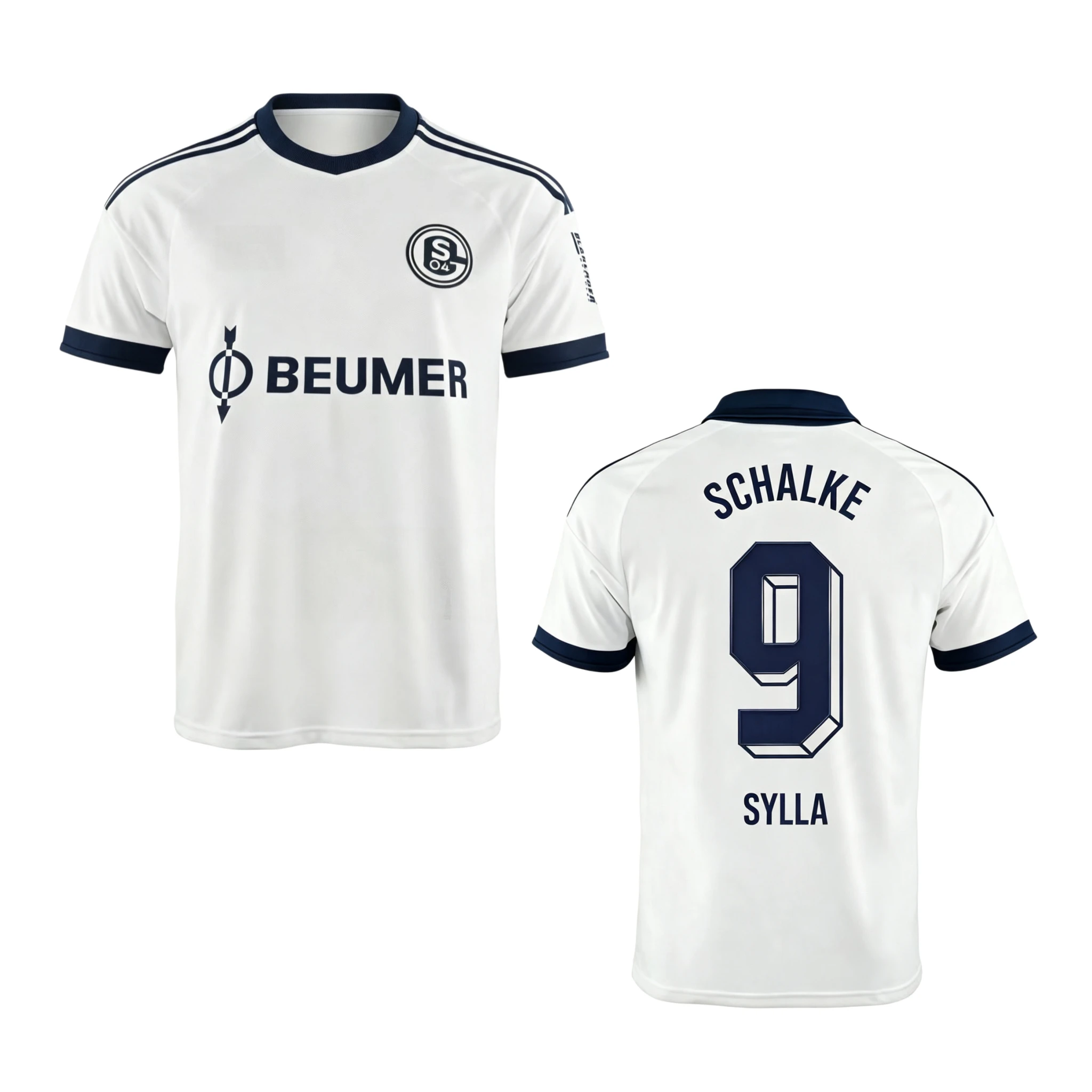 2026/27 Season Schalke Vintage Football Jersey Shirt, Men Summer 04 Hot Sales Training Breathable Quick Drying Sweatshirt
