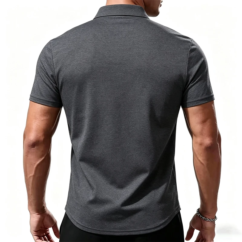 Men's Short Sleeve T Shirt Summer Mesh Male Clothing Breathable Soft Homme Tops Tee Black Tshirt Casual Fashion T-Shirt Men