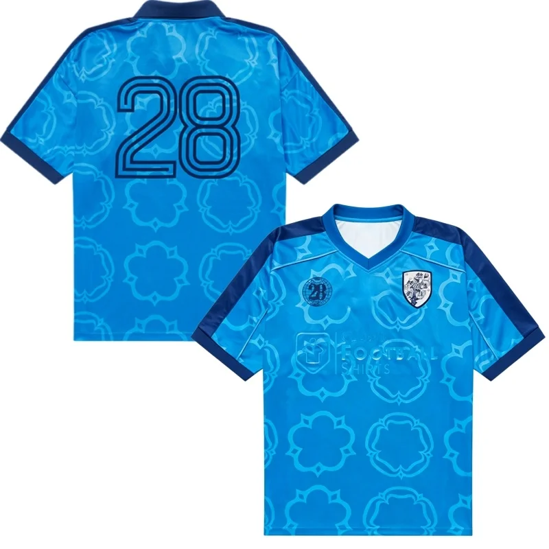 2026 New Louis Tomlinson Jersey, V-neck Breathable Mesh Trendy and Versatile Short-sleeved T-shirt Unisex Sports Casual T-shirt.