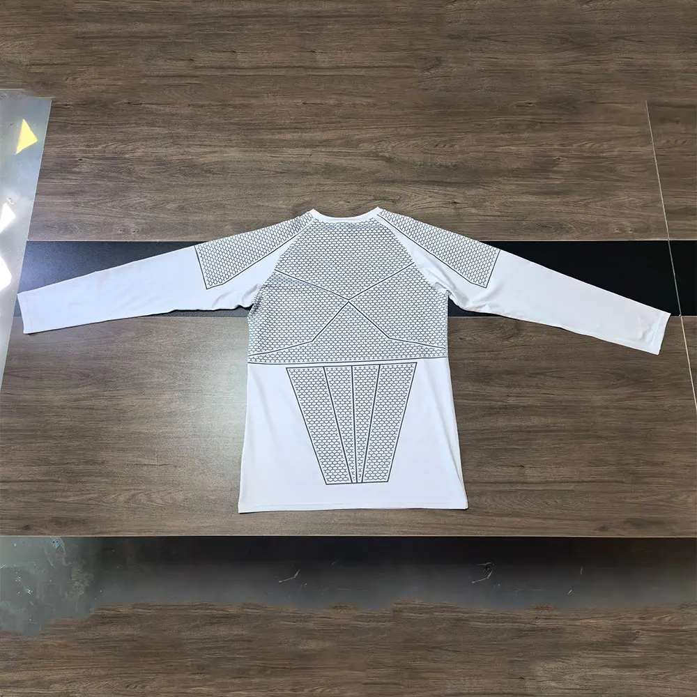 Compression Shirt Men Gym Running T-shirt New Men's Quick-Dry Top Breathable Elastic Fitness T-shirt Short Sleeve Summer Print