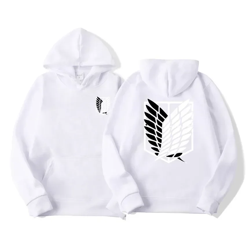 Japan Anime Attack on Titan Men Hoodies Spring Autumn Hip Hop Casual Pullover Top Hoodie Fashion Sweatshirts Jogging Sportswear