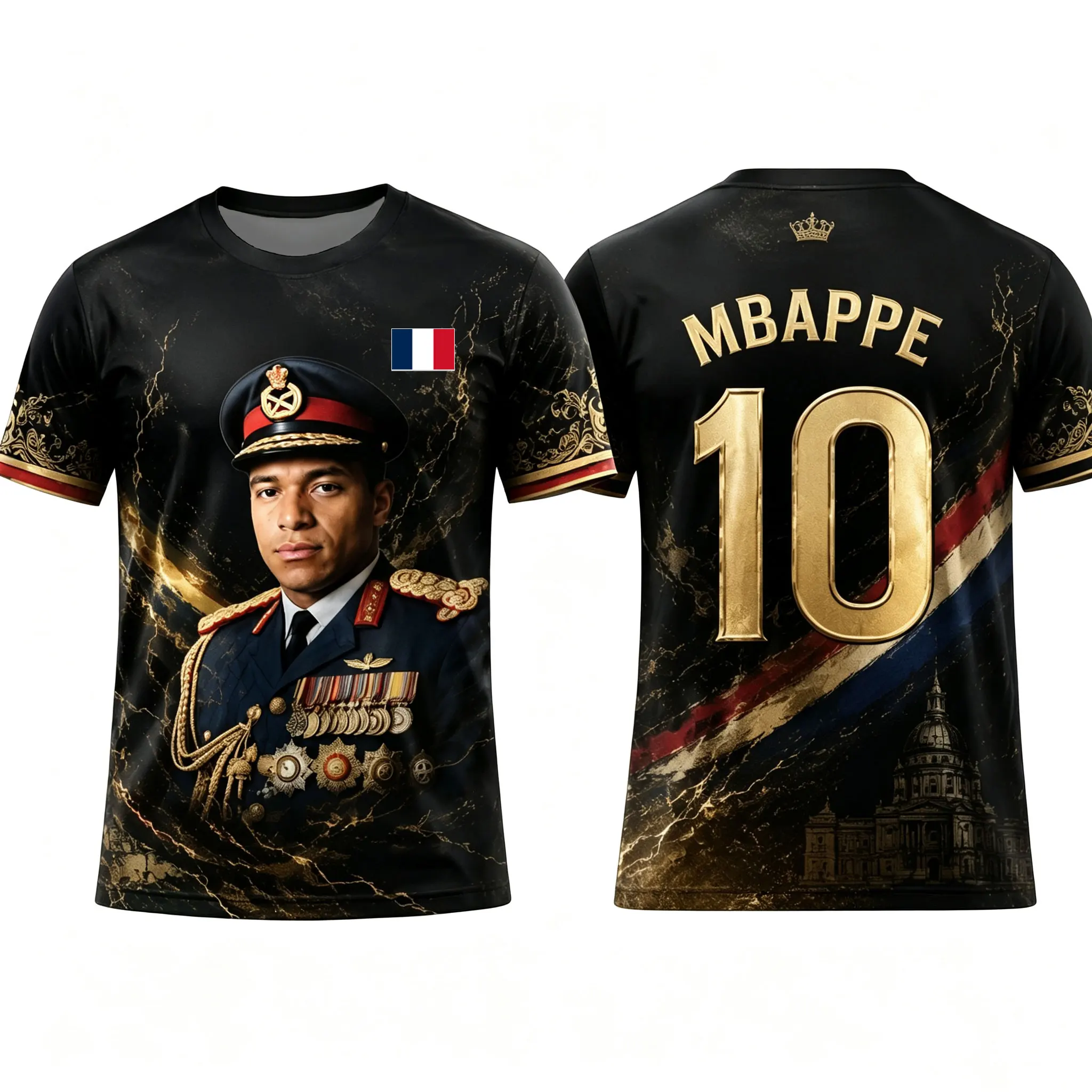 Kylian Mbappe Dictador 2026 Meme Graphic Jersey T-Shirt  Men's Women's Y2k Popular Funny Football Tshirt Casual O-Neck Tee