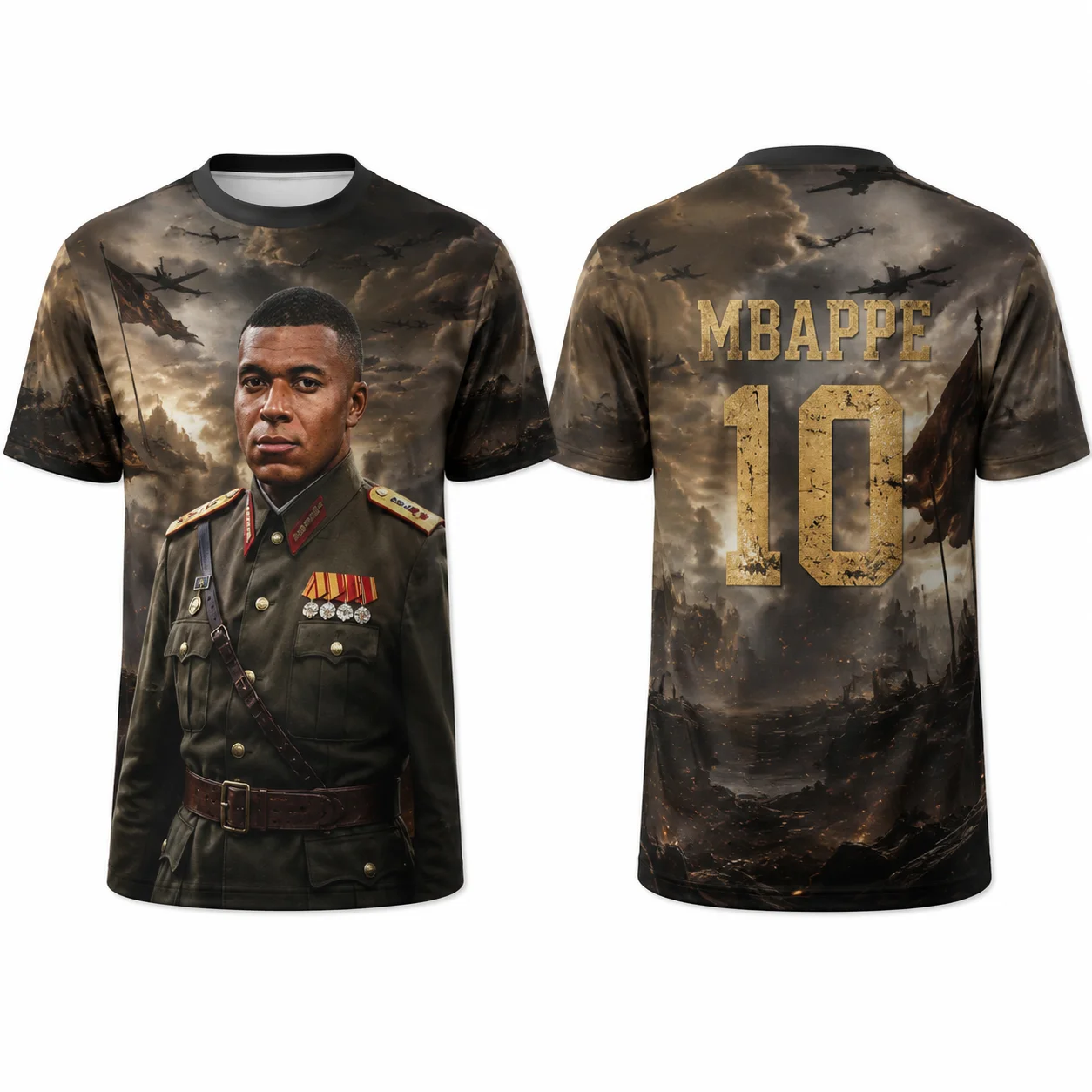 Kylian Mbappe Dictador 2026 Meme Graphic Jersey T-Shirt  Men's Women's Y2k Popular Funny Football Tshirt Casual O-Neck Tee