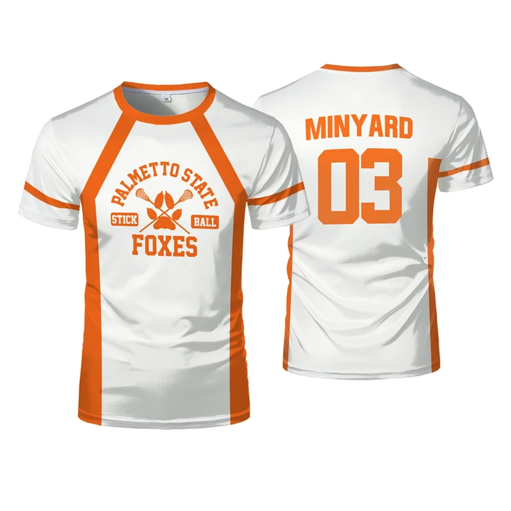 All For The Game Palmetto State Foxes T-Shirt, Andrew Minyard 03 Lacrosse Casual Fan Jersey Tee Men's and Women's Streetwear