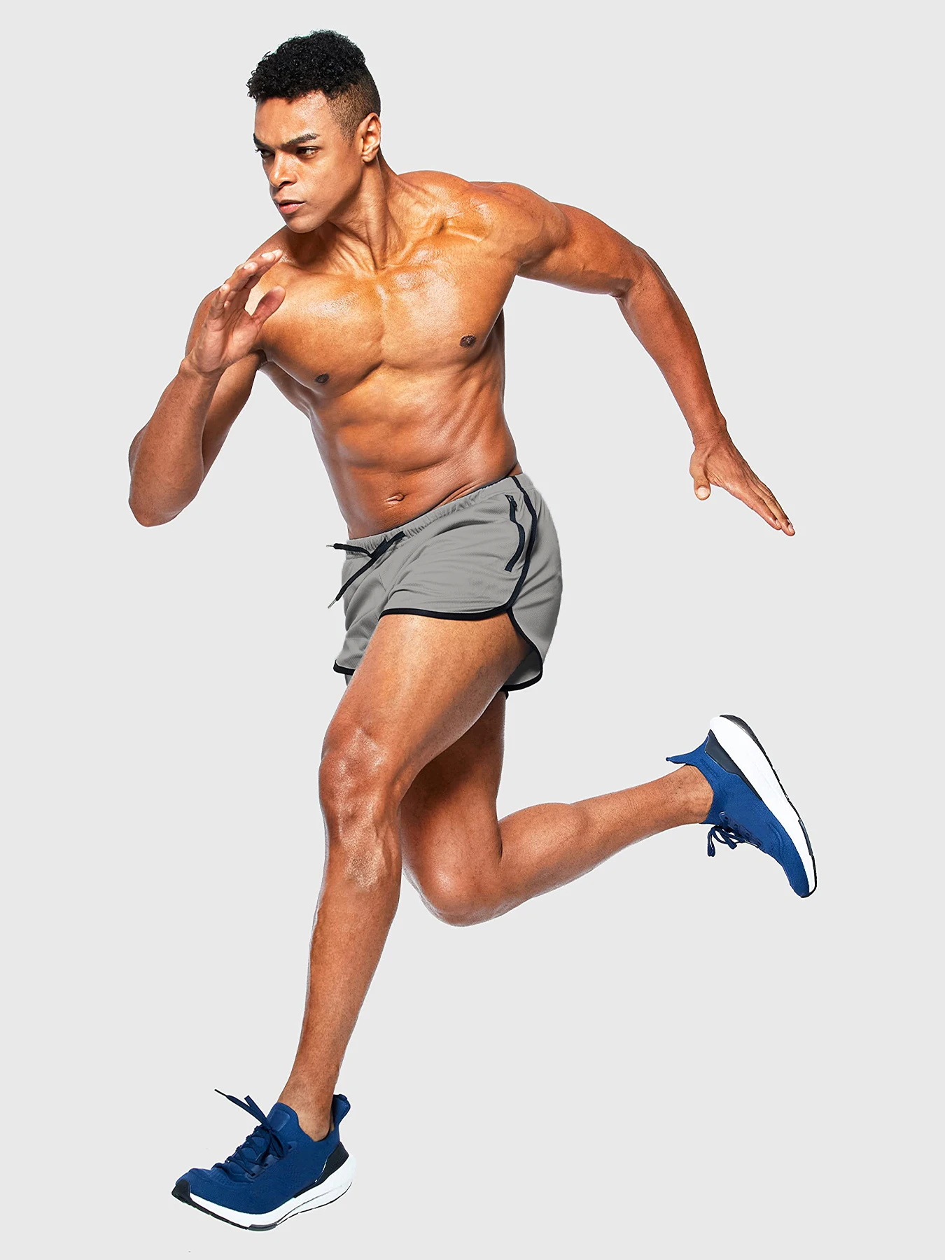 Men's New Beach Shorts Running Shorts 3-Inch Quick Drying Fitness Running Fashionable Fitness Shorts