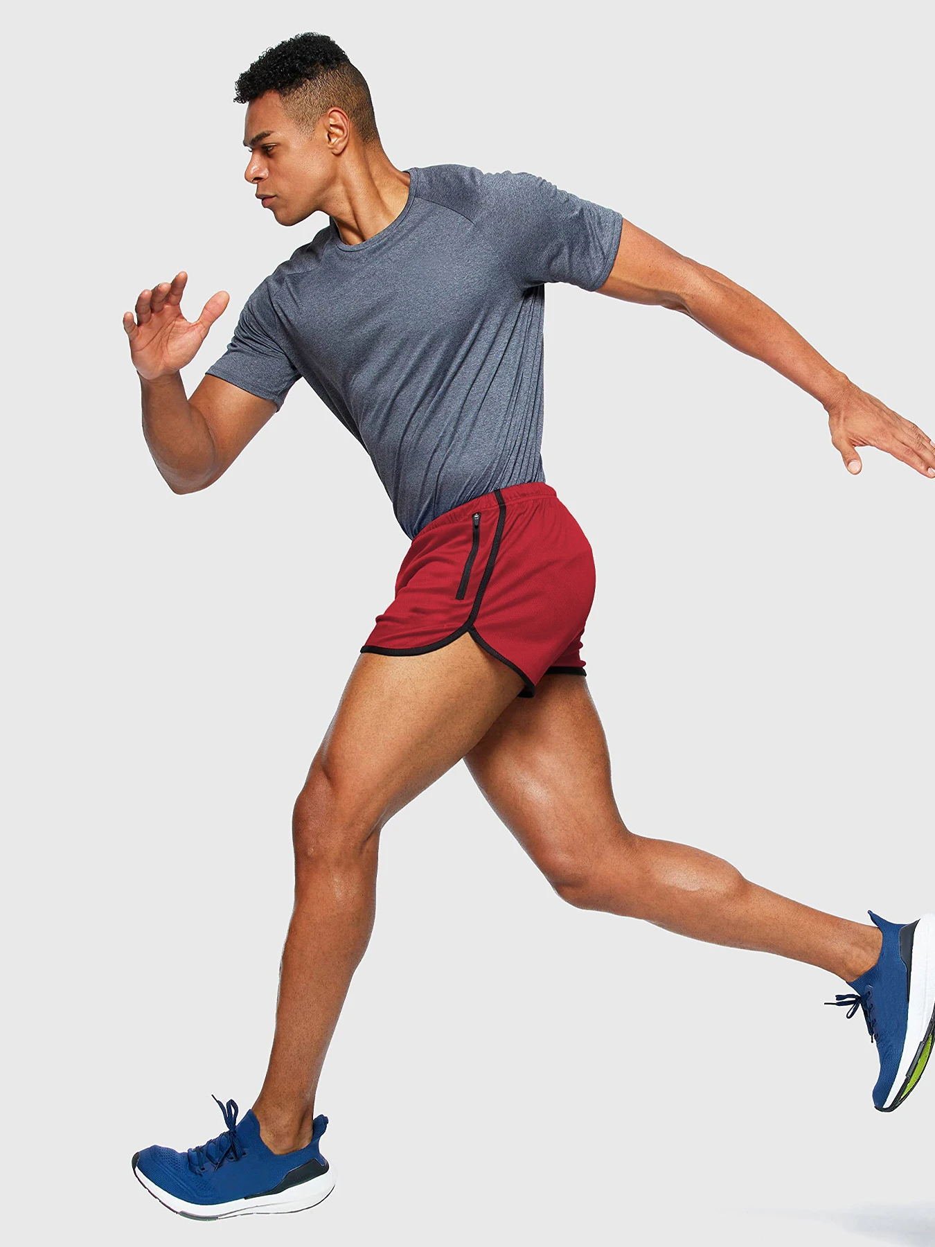 Men's New Beach Shorts Running Shorts 3-Inch Quick Drying Fitness Running Fashionable Fitness Shorts