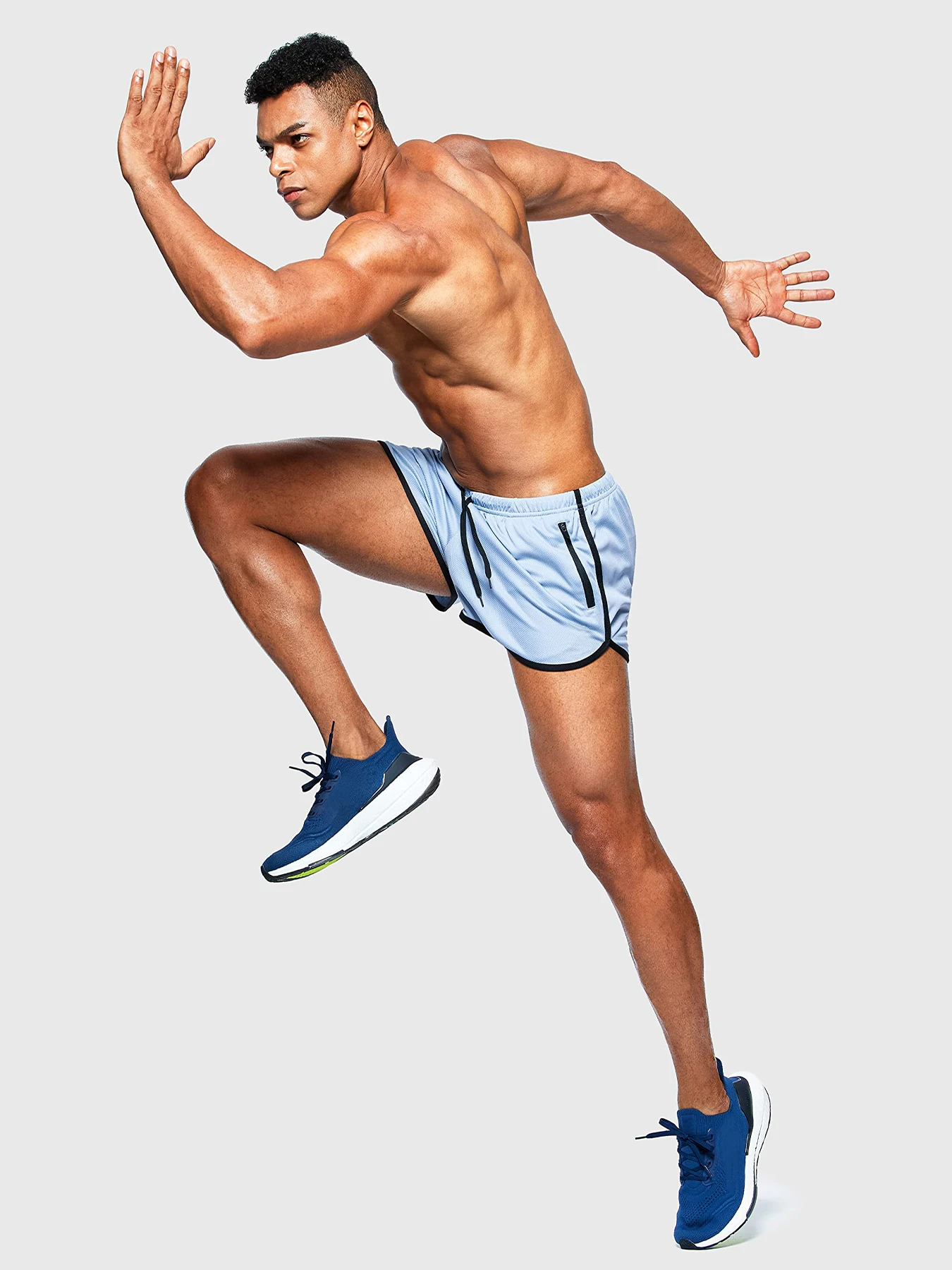 Men's New Beach Shorts Running Shorts 3-Inch Quick Drying Fitness Running Fashionable Fitness Shorts