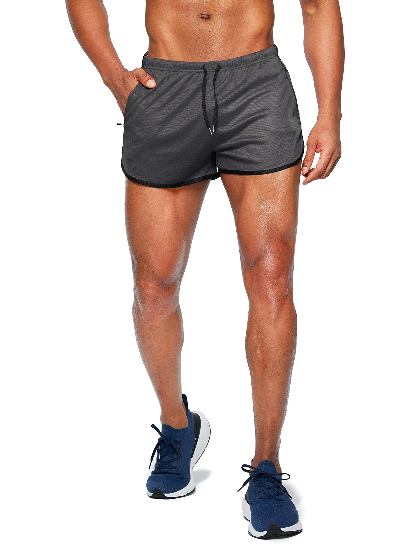 Men's New Beach Shorts Running Shorts 3-Inch Quick Drying Fitness Running Fashionable Fitness Shorts