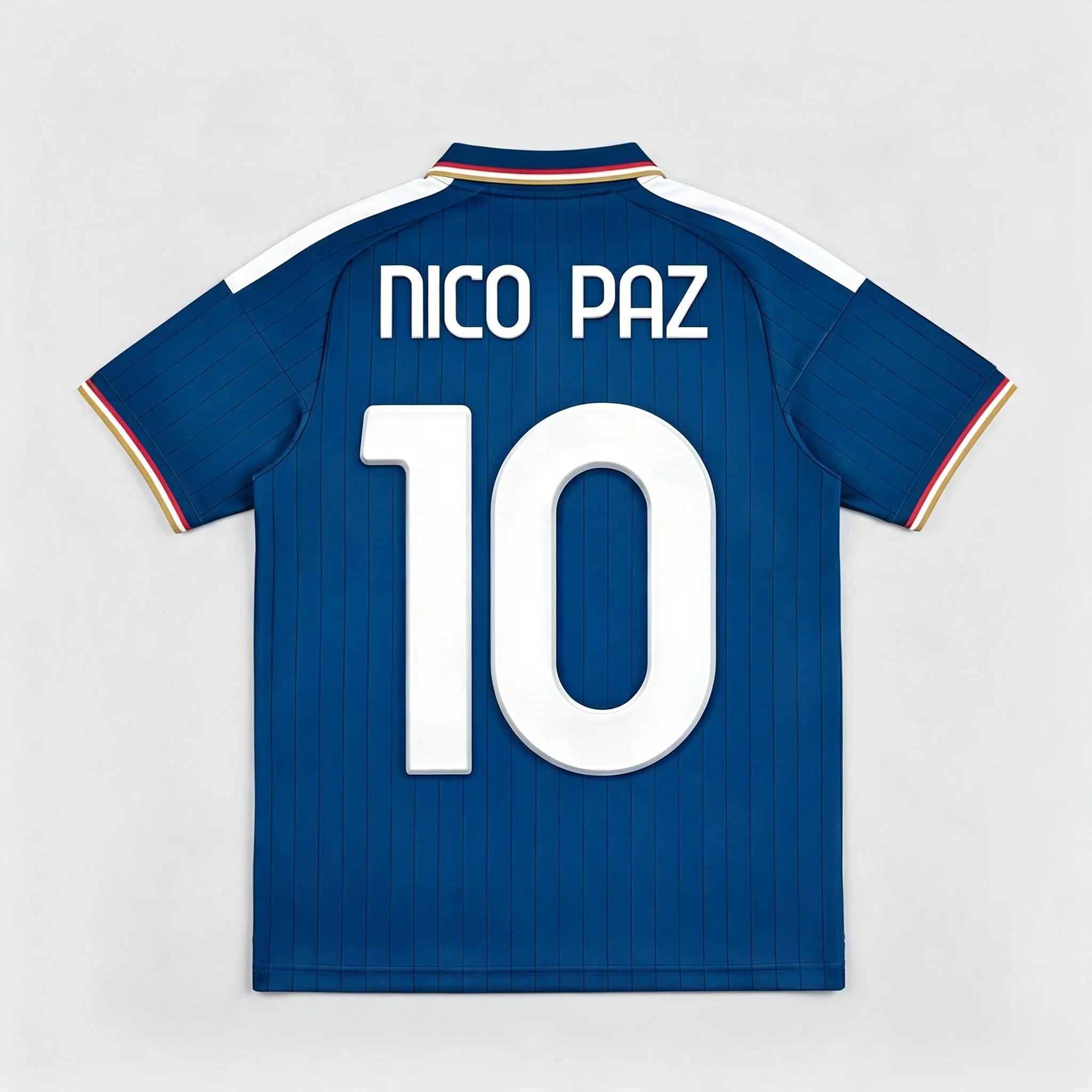 26-27 Season Como Football Jersey Shirt, Nico Paz #10 Jersey Tshirt, Men Summer Training Breathable Quick Drying Sweatshirt