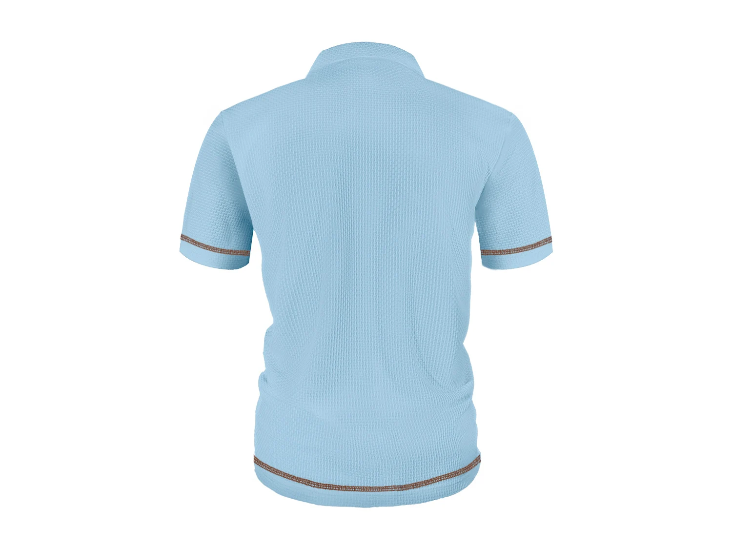 Summer ice silk lapel POLO men's short-sleeved T-shirt, men's top