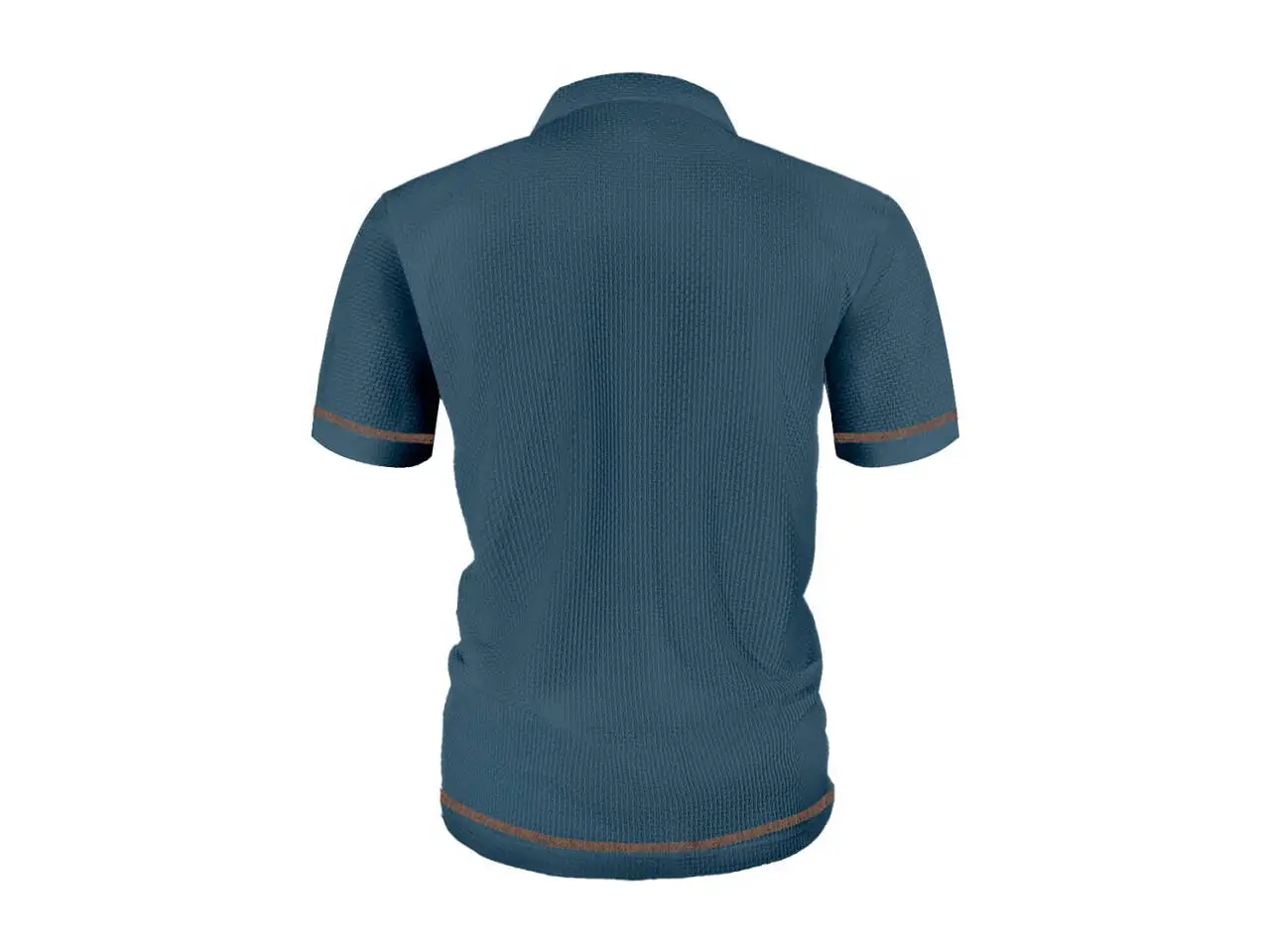 Summer ice silk lapel POLO men's short-sleeved T-shirt, men's top
