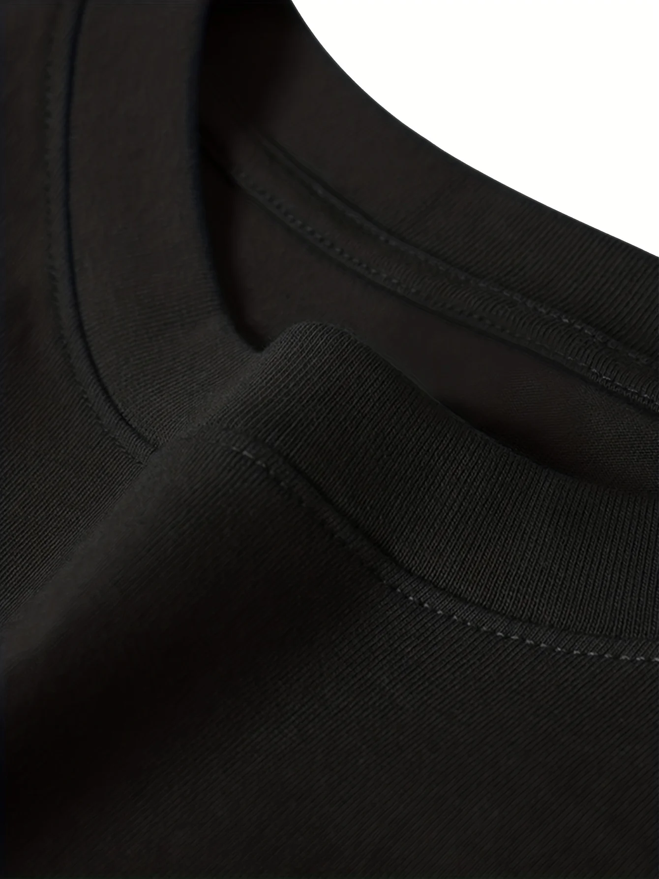 Men's 100% Pure Cotton Loose and Comfortable Sports and Leisure Letter Printed Round Neck Long Sleeved T-Shirt Top