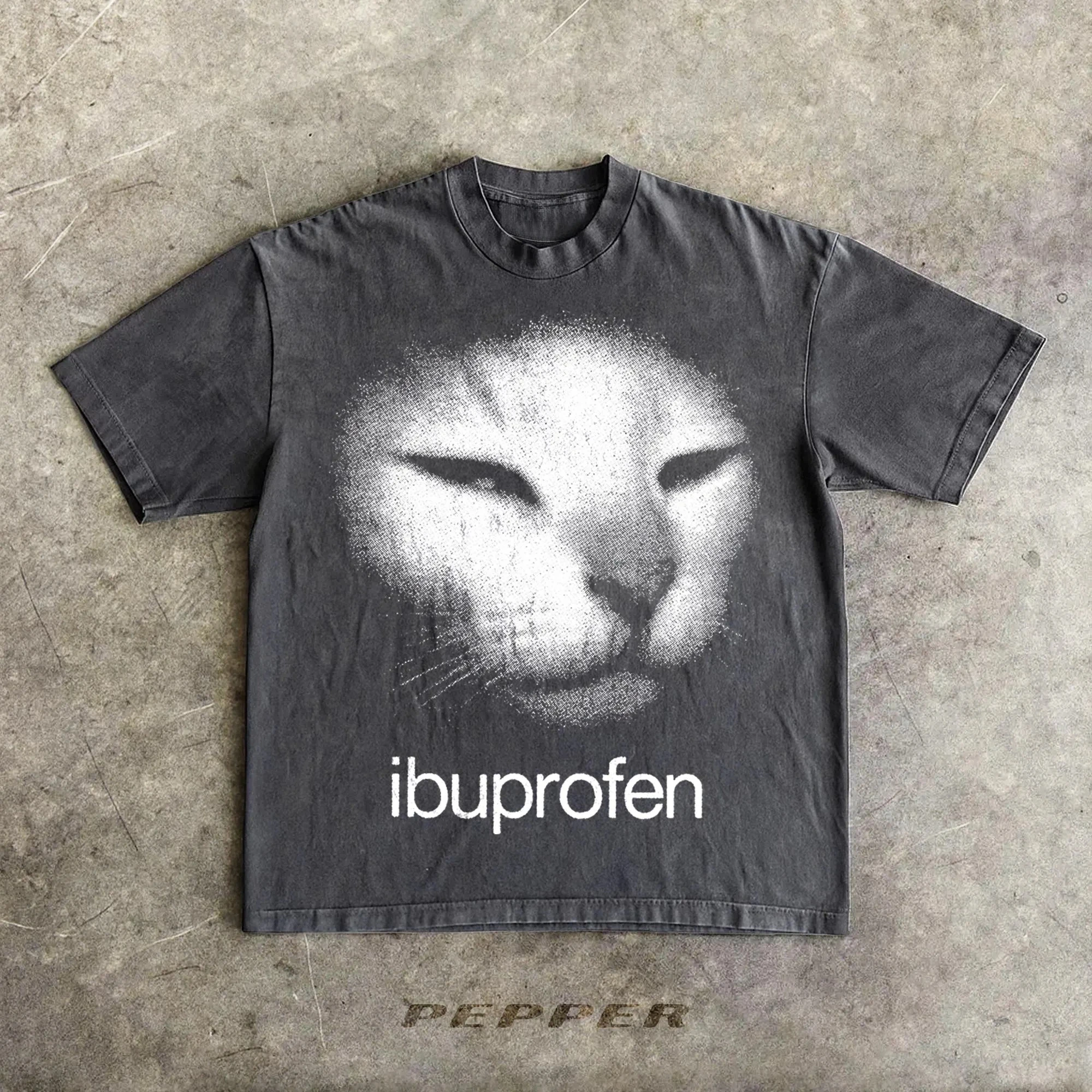 I need Ibuprofen Funny Vintage Graphic Cat T-shirt Meme Shirt Silly Kitten Tshirt Gift Shirts Ironic Tees Gift for Her Him