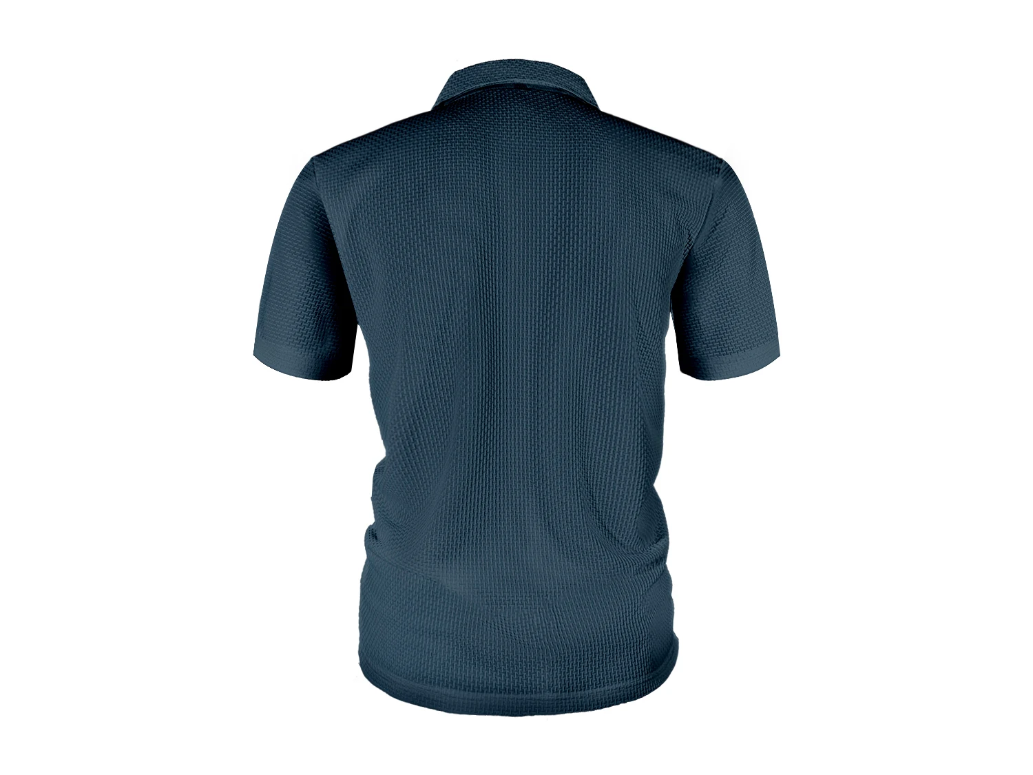 Summer ice silk lapel men's short-sleeved T-shirt, men's top