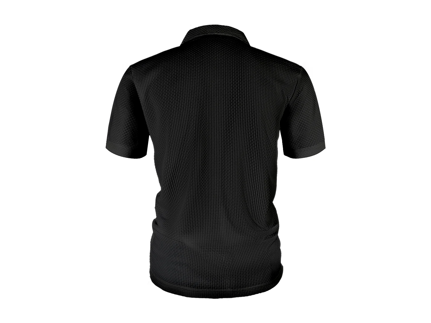 Summer ice silk lapel men's short-sleeved T-shirt, men's top