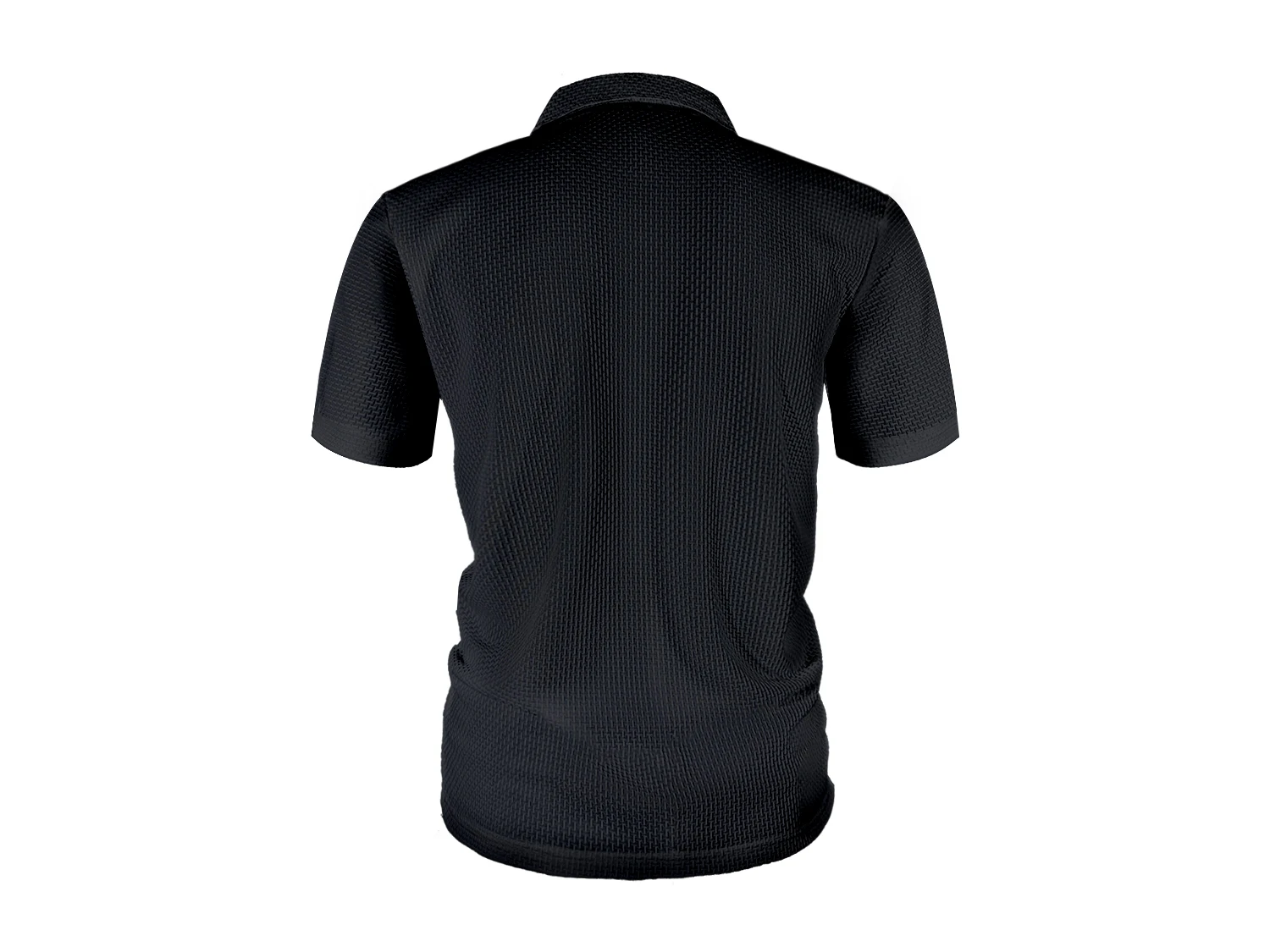 Summer ice silk lapel men's short-sleeved T-shirt, men's top